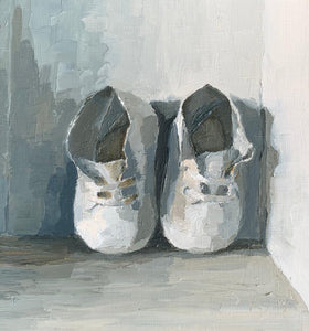 'White Booties' Original Oil Painting