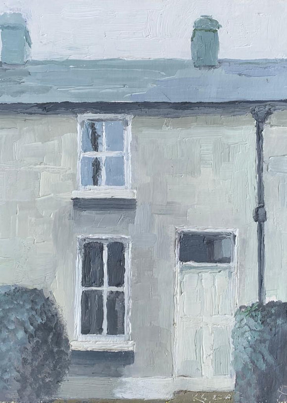 'House I' Original Oil Painting